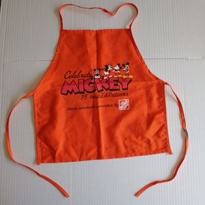 Home Depot Kids Workshop Apron Mickey Mouse 75th Anniversary Disney 2003